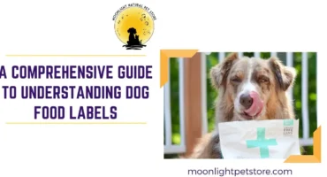 Understanding dog kibble label