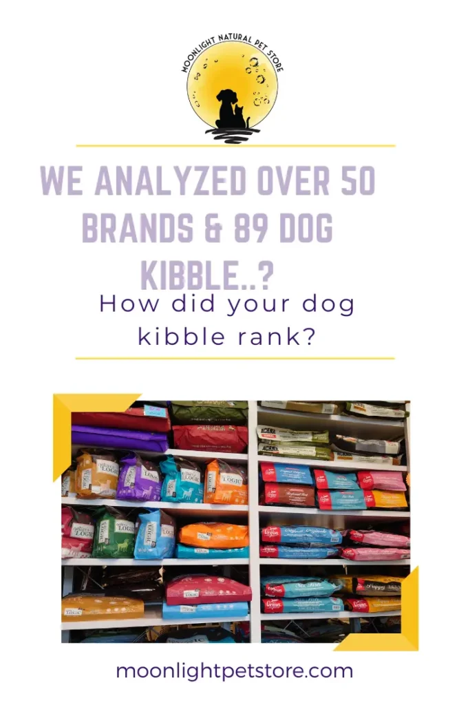 Picture of dog kibbles to be ranked as best and worst